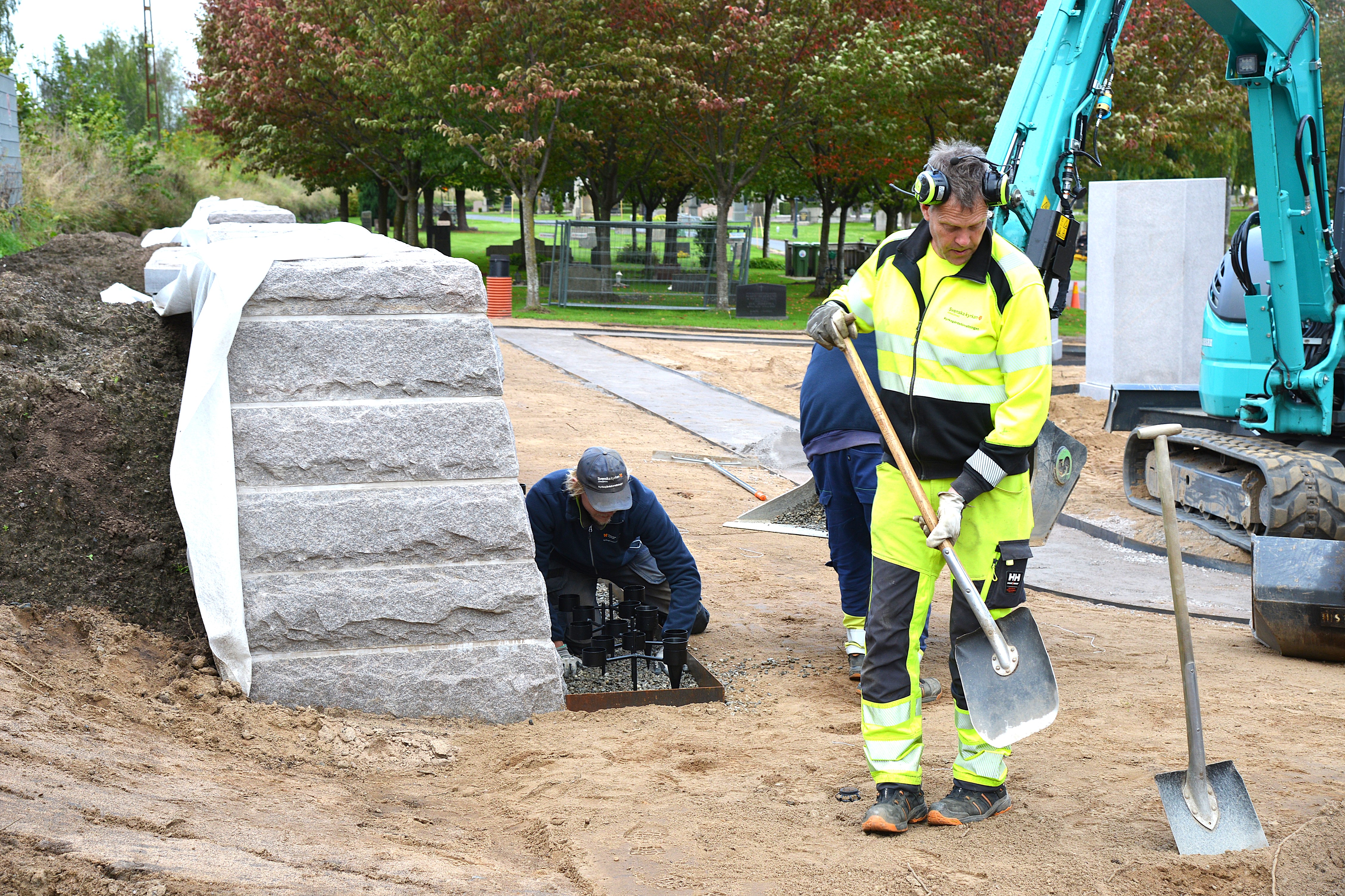 Nytt gravkvarter byggs