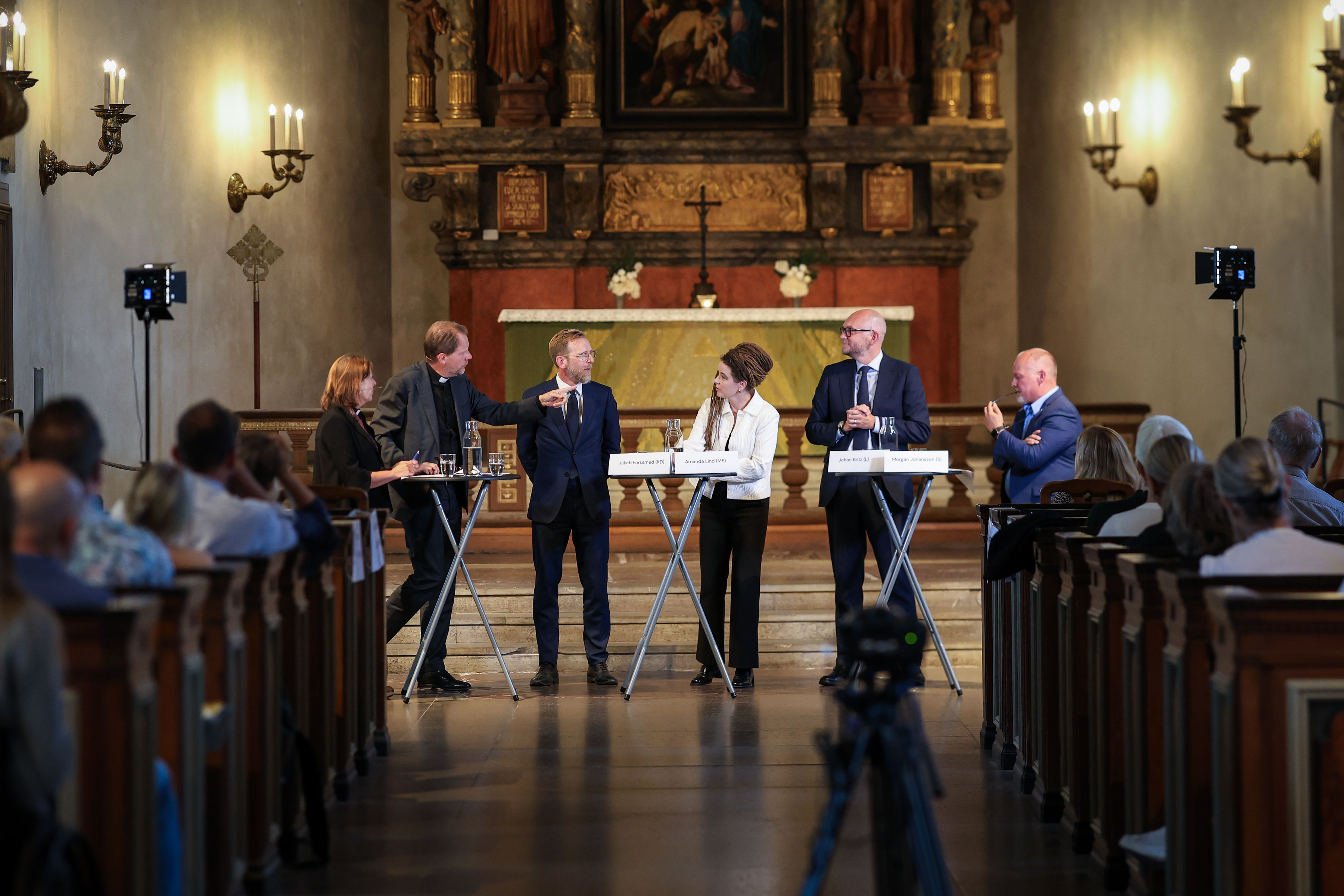Politikersamtal i Sankt Jakobs kyrka