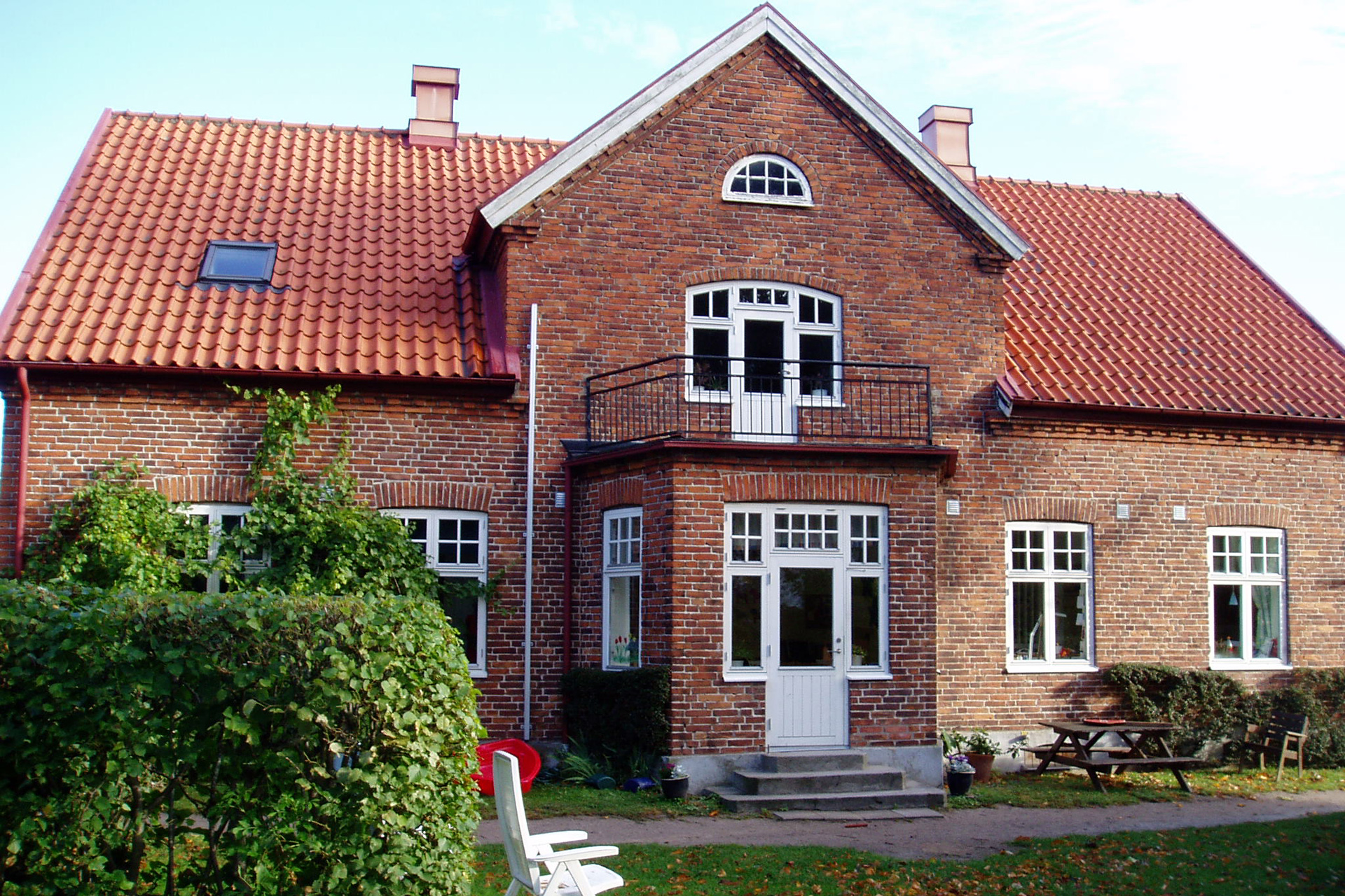 Förskolan Druvan sedd från trädgården.