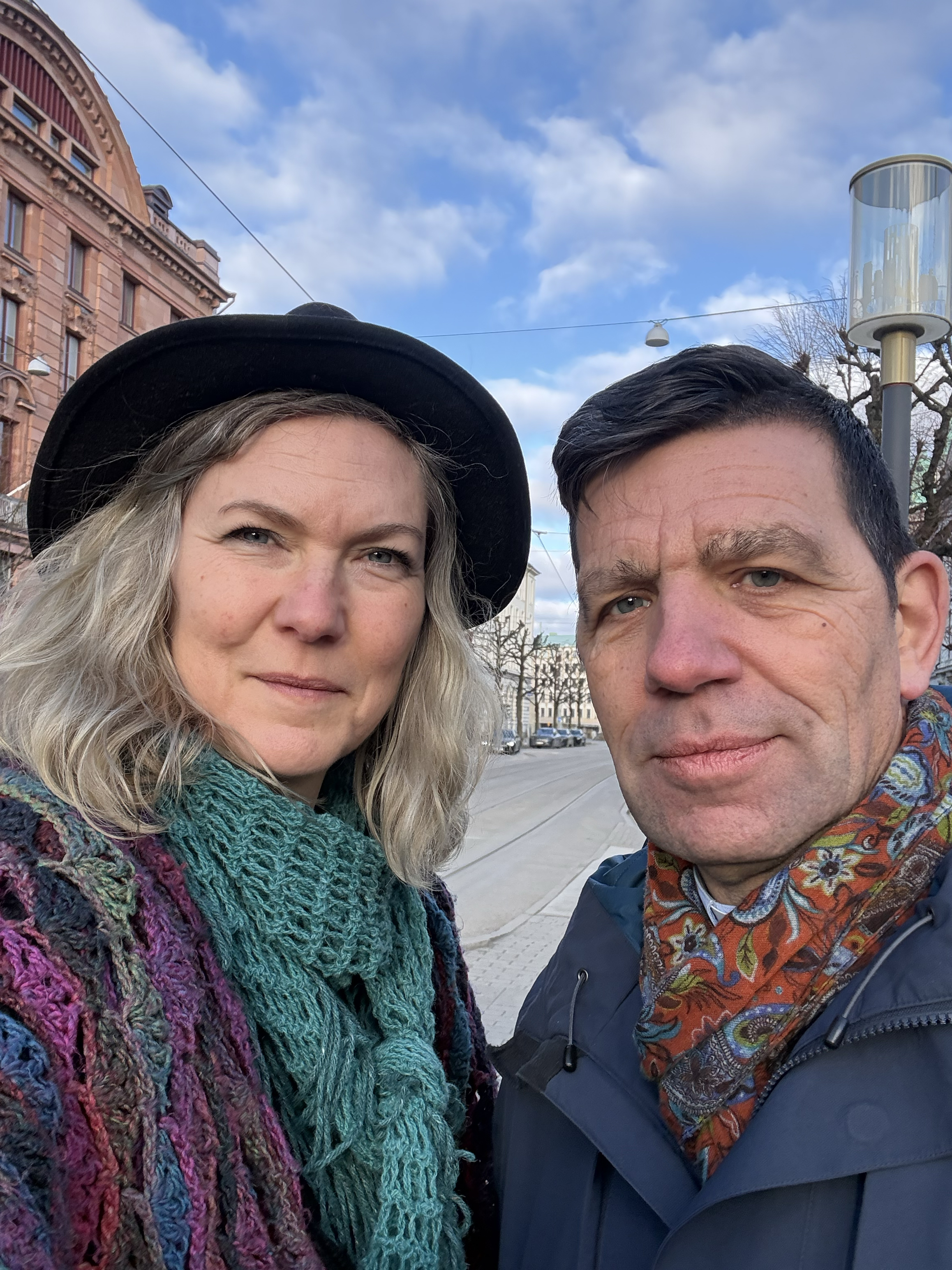 Porträtt av Malin Aghed och Stefan Hiller