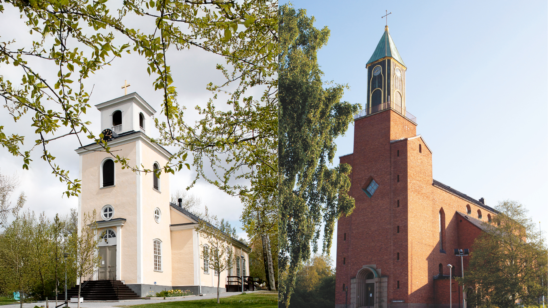 Gamla kyrkan och Stora kyrkan