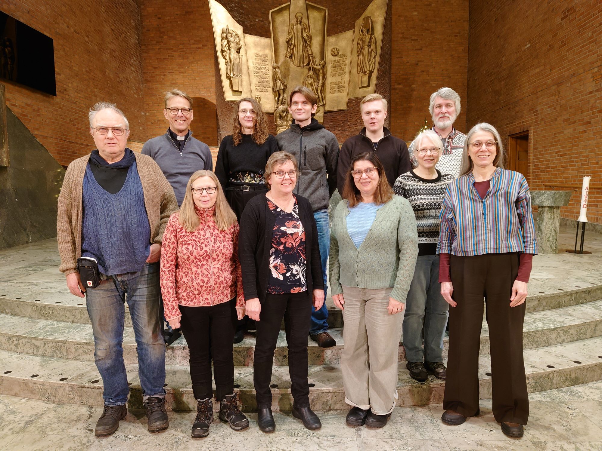 Bakre raden: Mattias Sundkvist, Gunilla Prytz, Edward Langert, Linus Skott, Gunnar Persson Främre raden: Anders Henoch, Maria Backlund, Malin Bäckström, Leila Bonnier, Marie Hansson, Elisabet Josefsson.