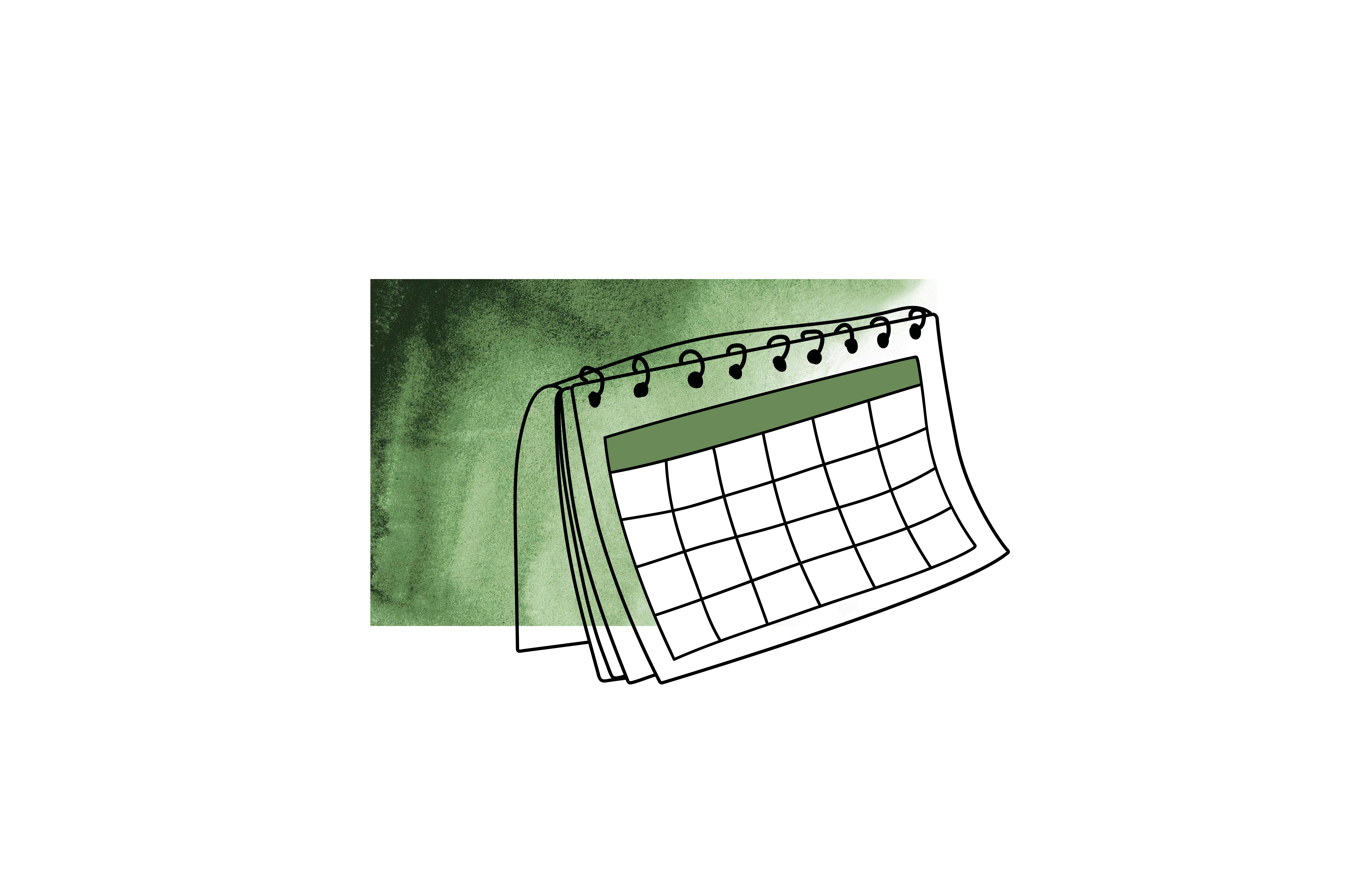 Illustration av en kalender.