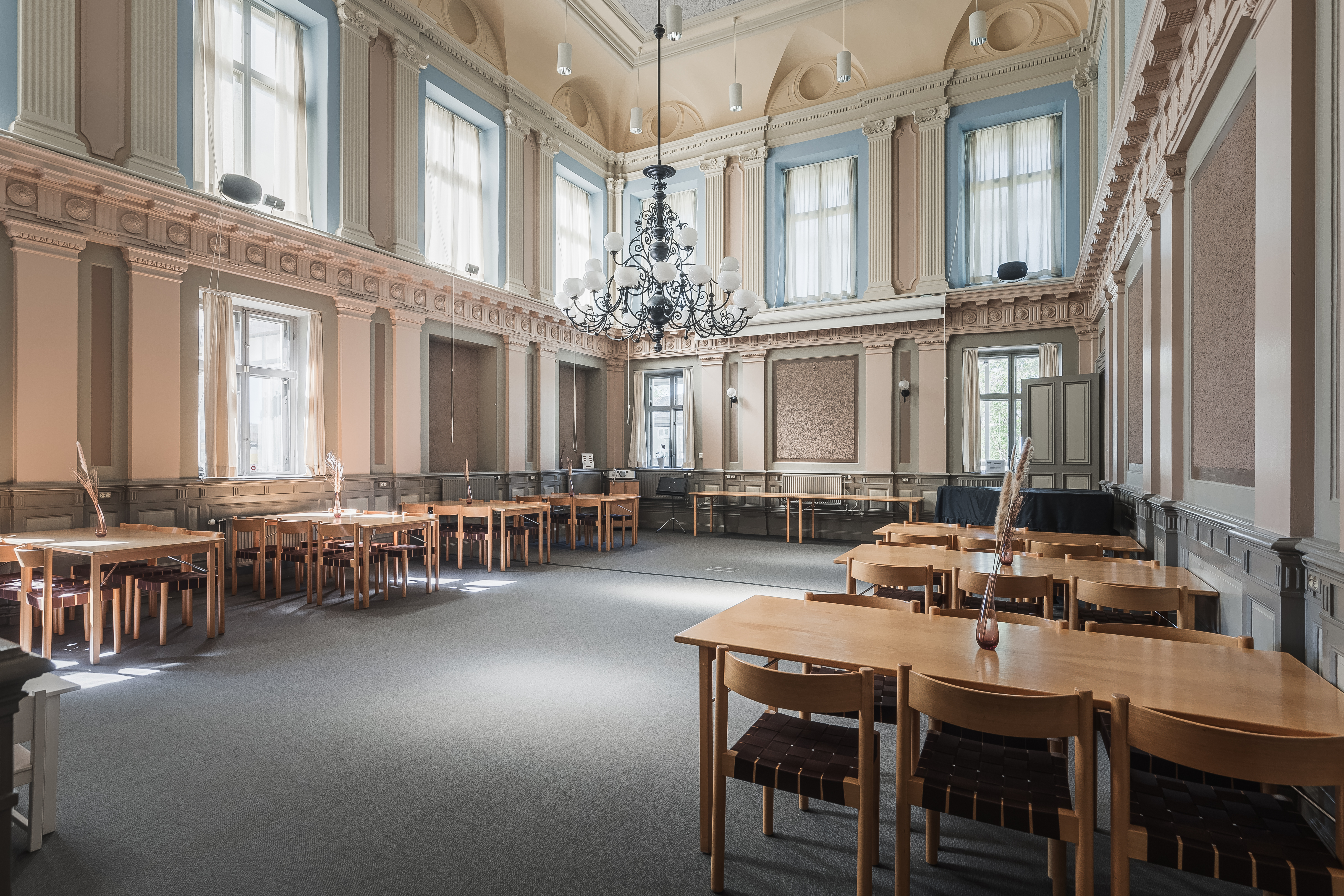 Översiktsbild över Stora salen