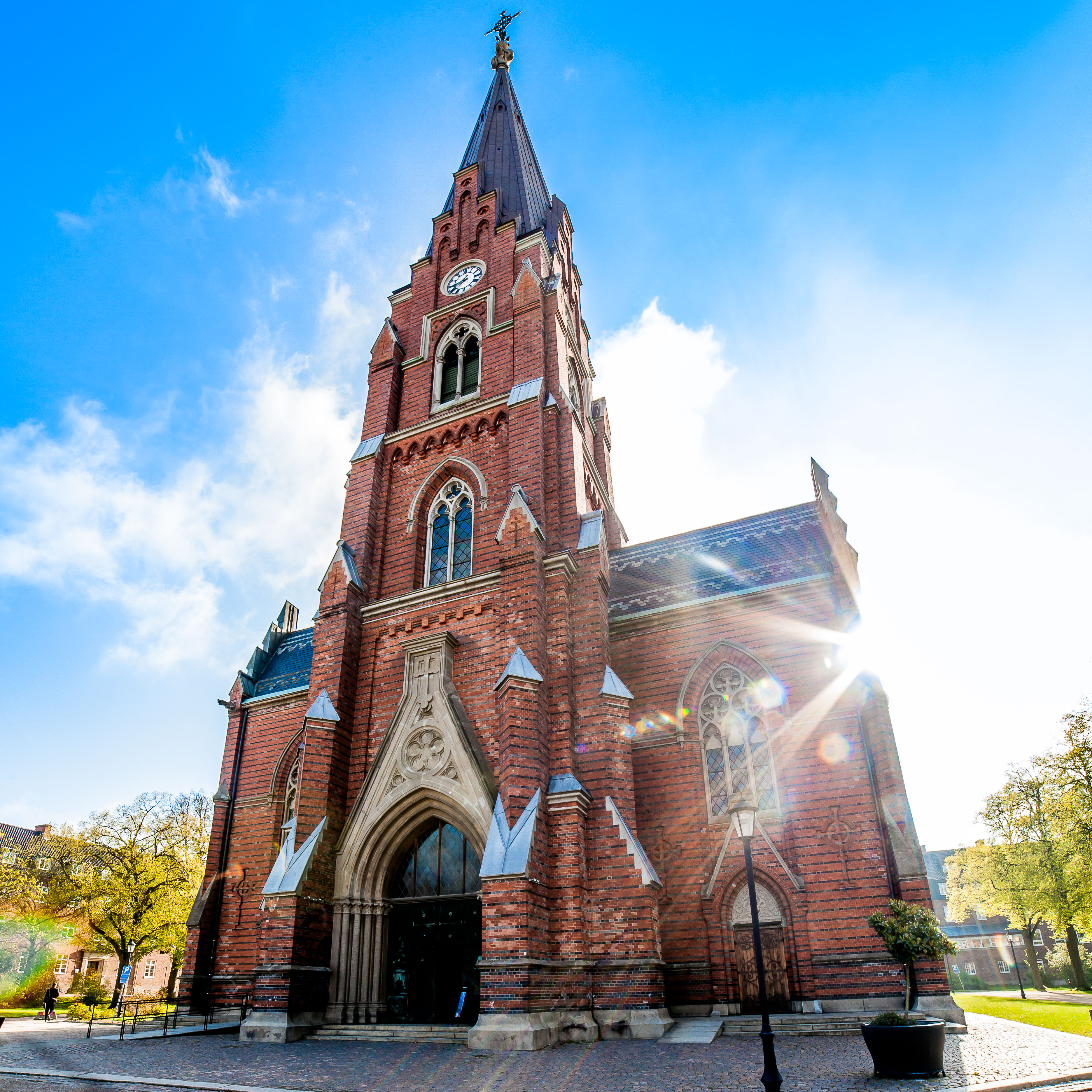 Lunds Allhelgonakyrka framifrån