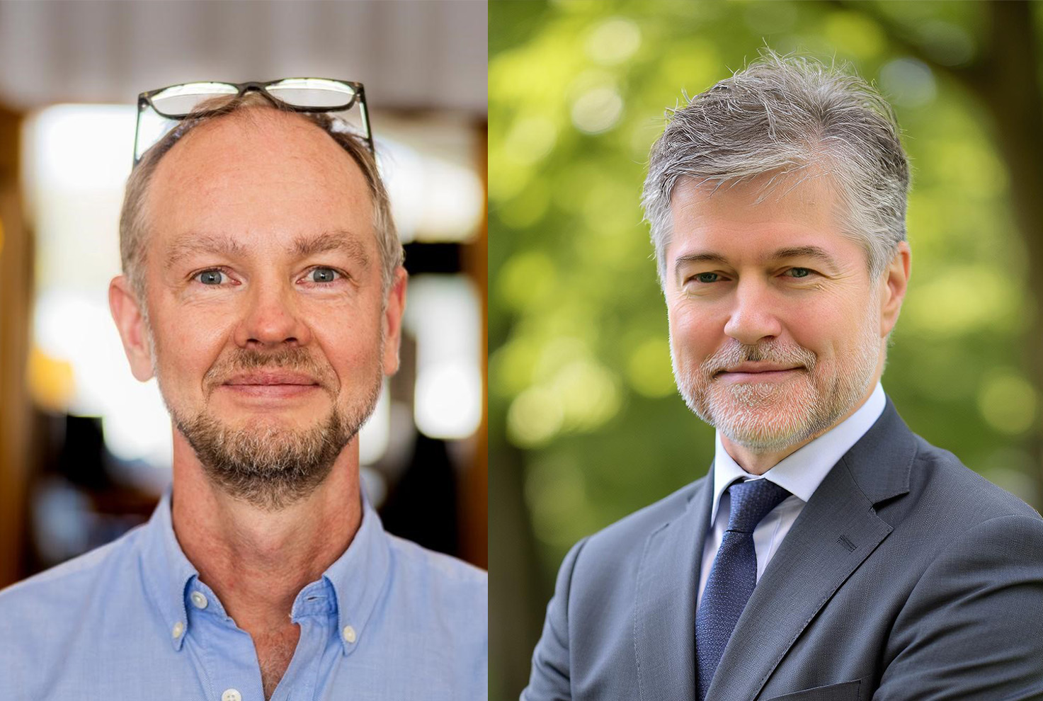 Porträttbild på Rickard Åström och Elmir Omerovic.