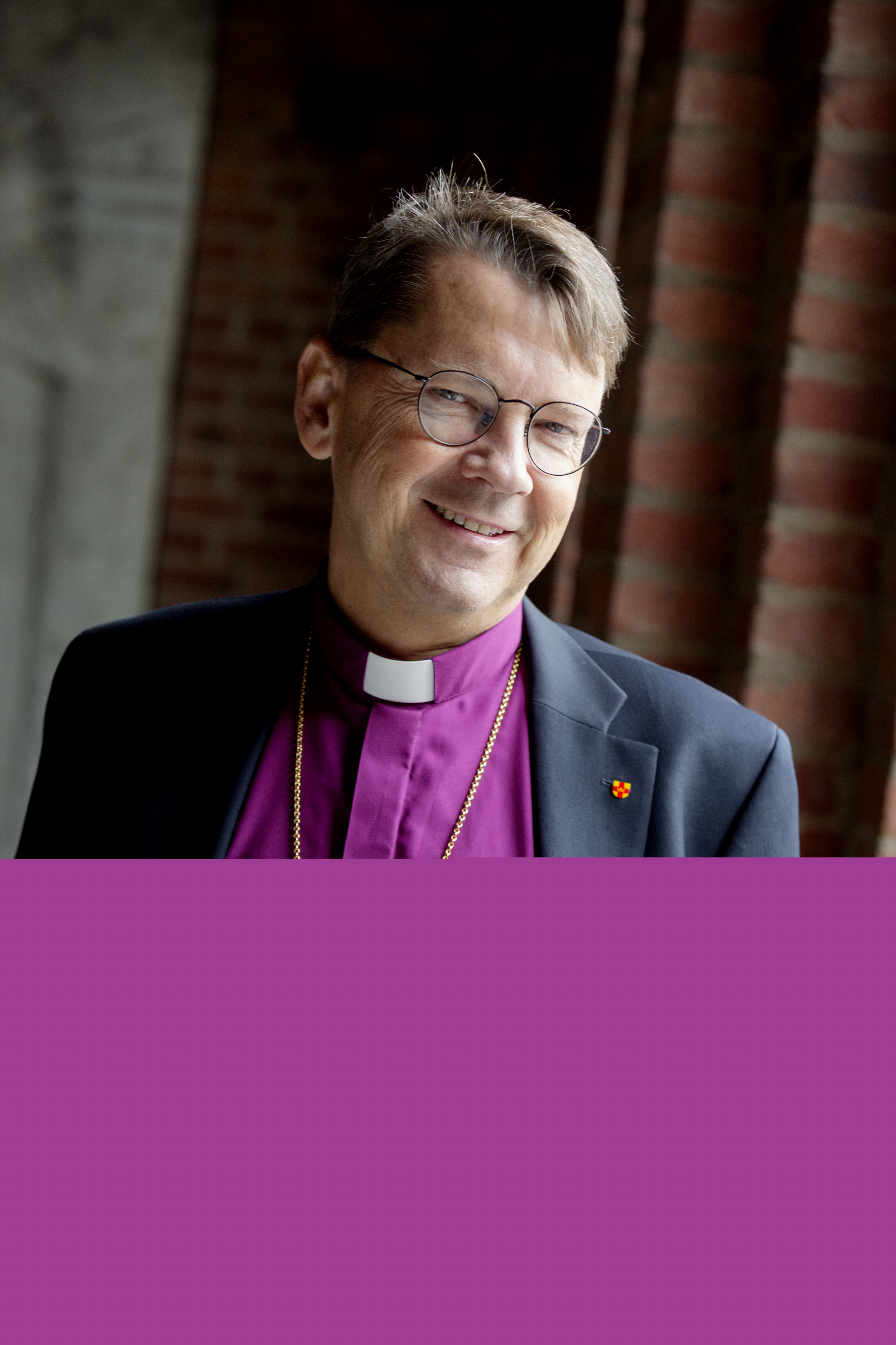 Porträttbild på biskop Johan Tyrberg.