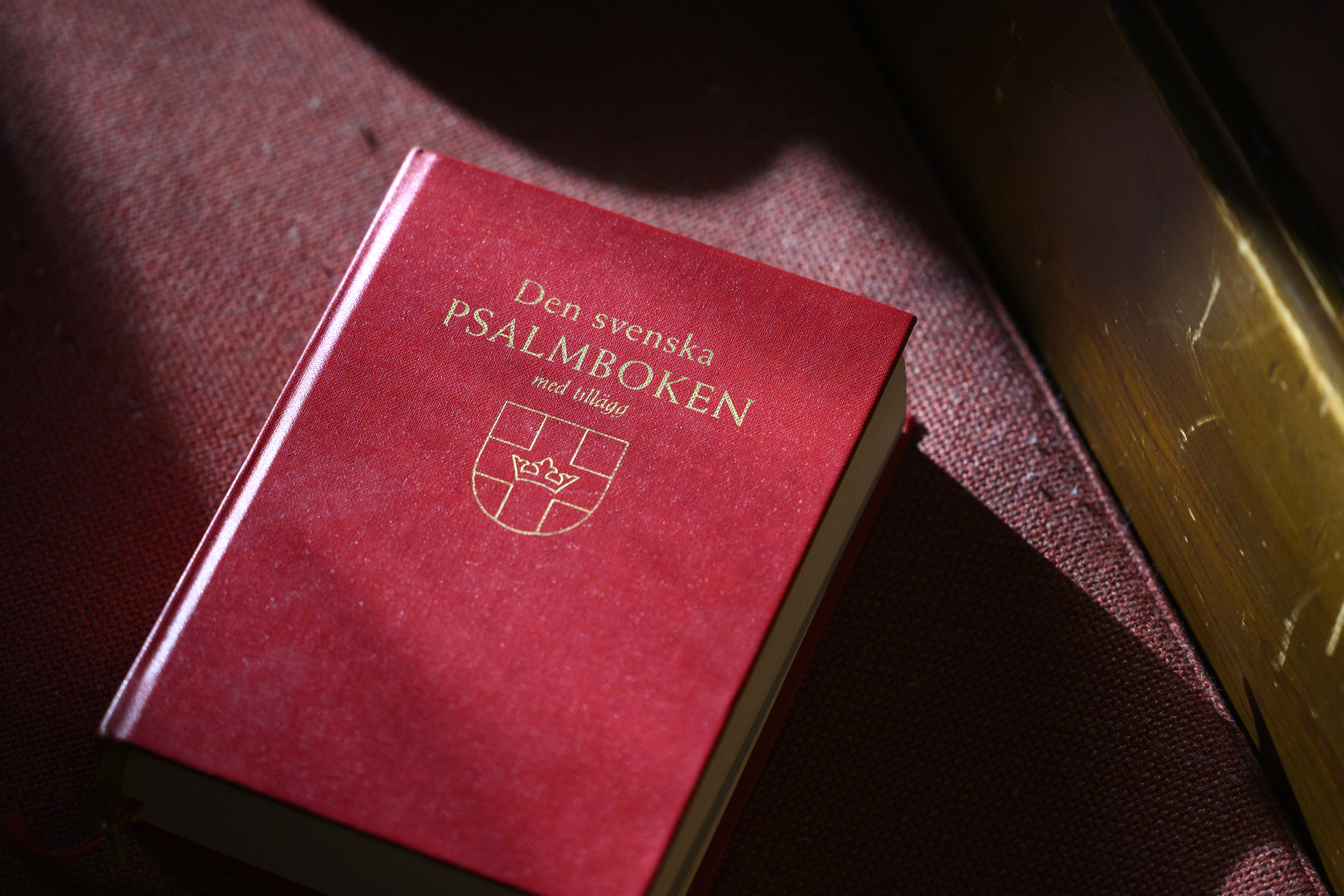 Närbild på en psalmbok.