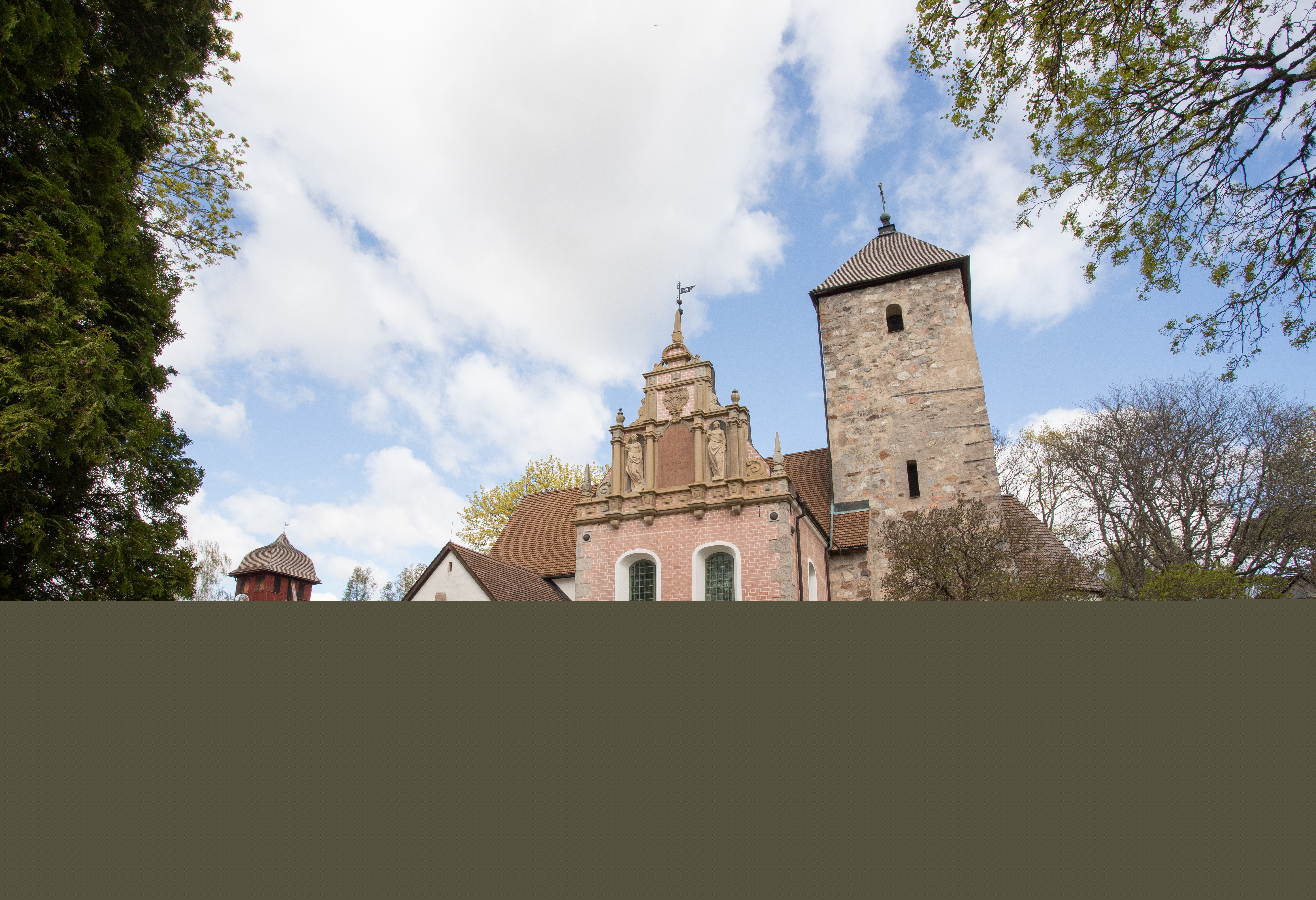 Ett fotografi av Norrsunda kyrka
